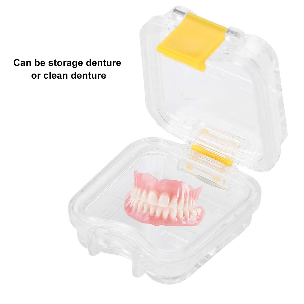 Boîte de rangement professionnelle pour prothèses dentaires - Avec film de protection fin intégré sur le dessus - Pour prothèse ou prothèse dentaire - Avec film