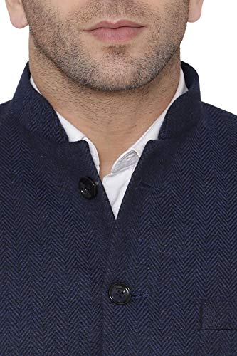 Image of WINTAGE Mens Tweed Wool Bandhgala
