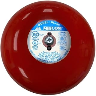 6" Fire Alarm Bell - 24VDC / 4 Wire