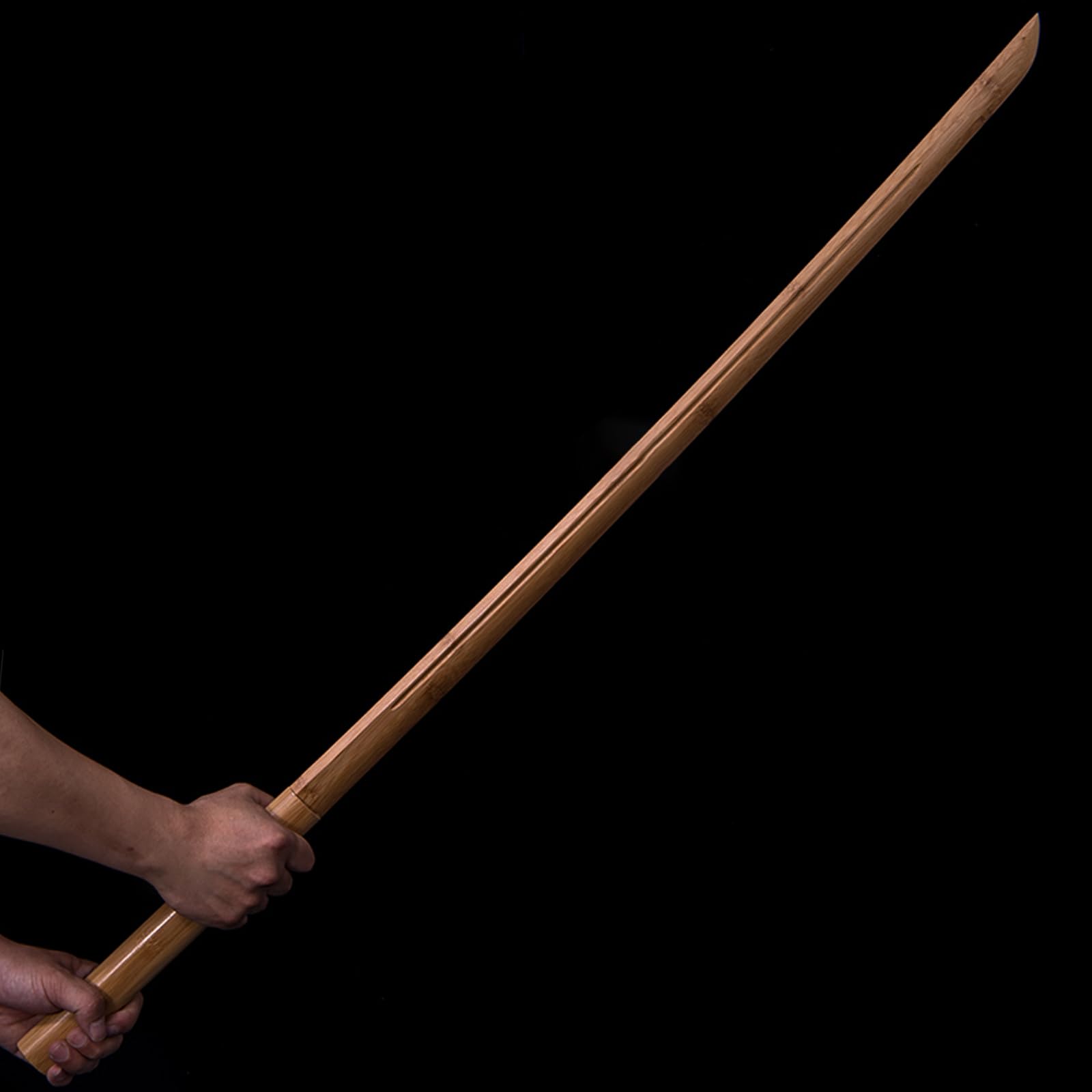 Katana de bambú Natural Bokken de práctica Kendo 103cm Espadas samuráis de Madera Hechas a Mano