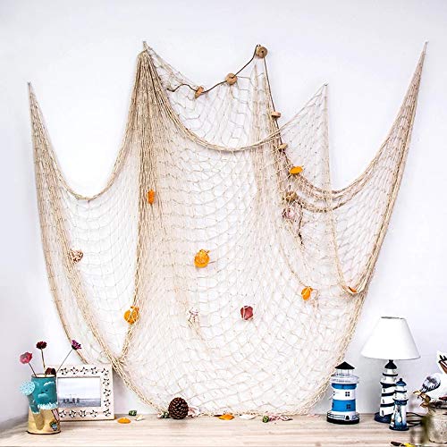 Ivie Decorative Fishing Net Nautical Party Accessory Wall Decor 59