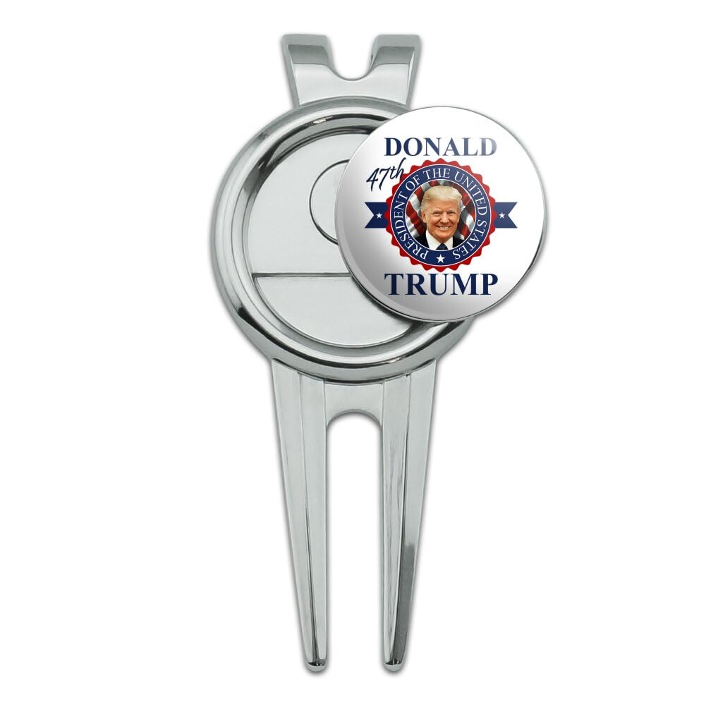 Trump Inauguration 2025 Golf Divot Repair Tool and Ball Marker