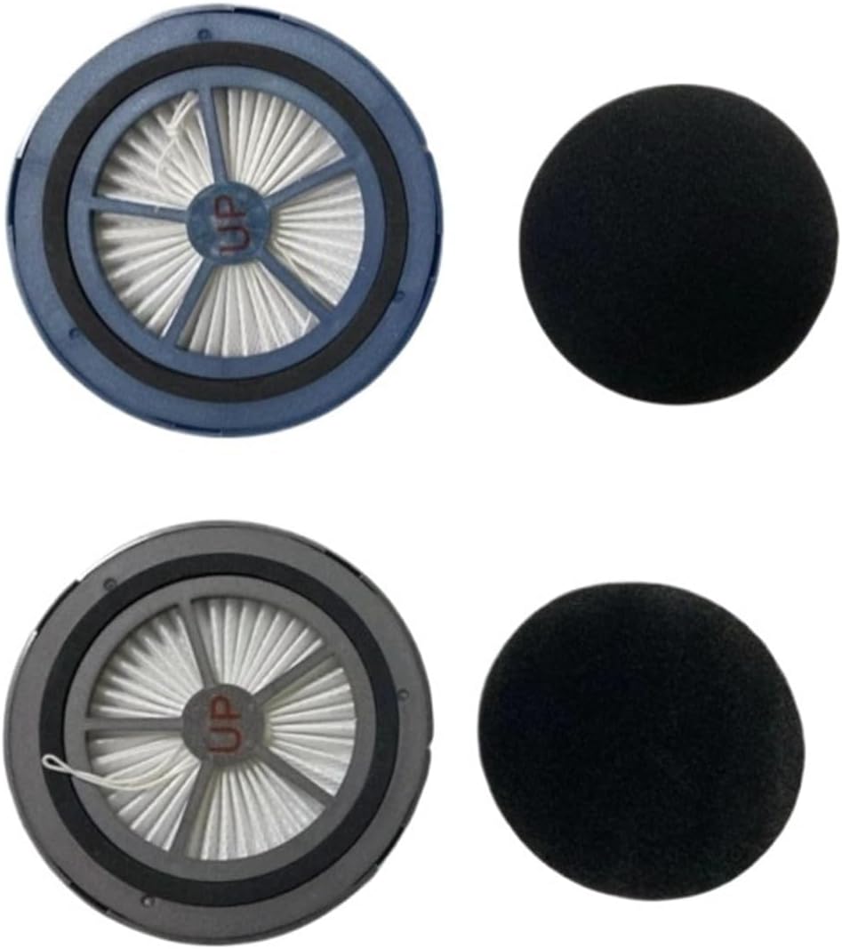 1x Filter+1x Sponge Filter，Compatible For Proscenic，P10 P10 P11 Smart，Compatible For Ultenic，U11 Handheld Wireless Vacuum Cleaner Spare Replacement.