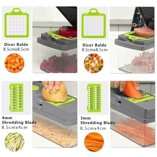 Cortadora de frutas y verduras miniatura 3