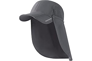 UPF 50+ UV Protection Hat with Neck Shade