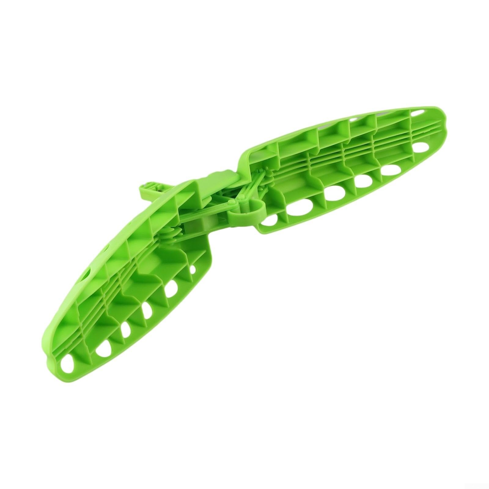 Percha para traje de neopreno, diseño plegable de flujo de aire de plástico resistente para surf, traje de buceo, accesorio de secado verde (verde)