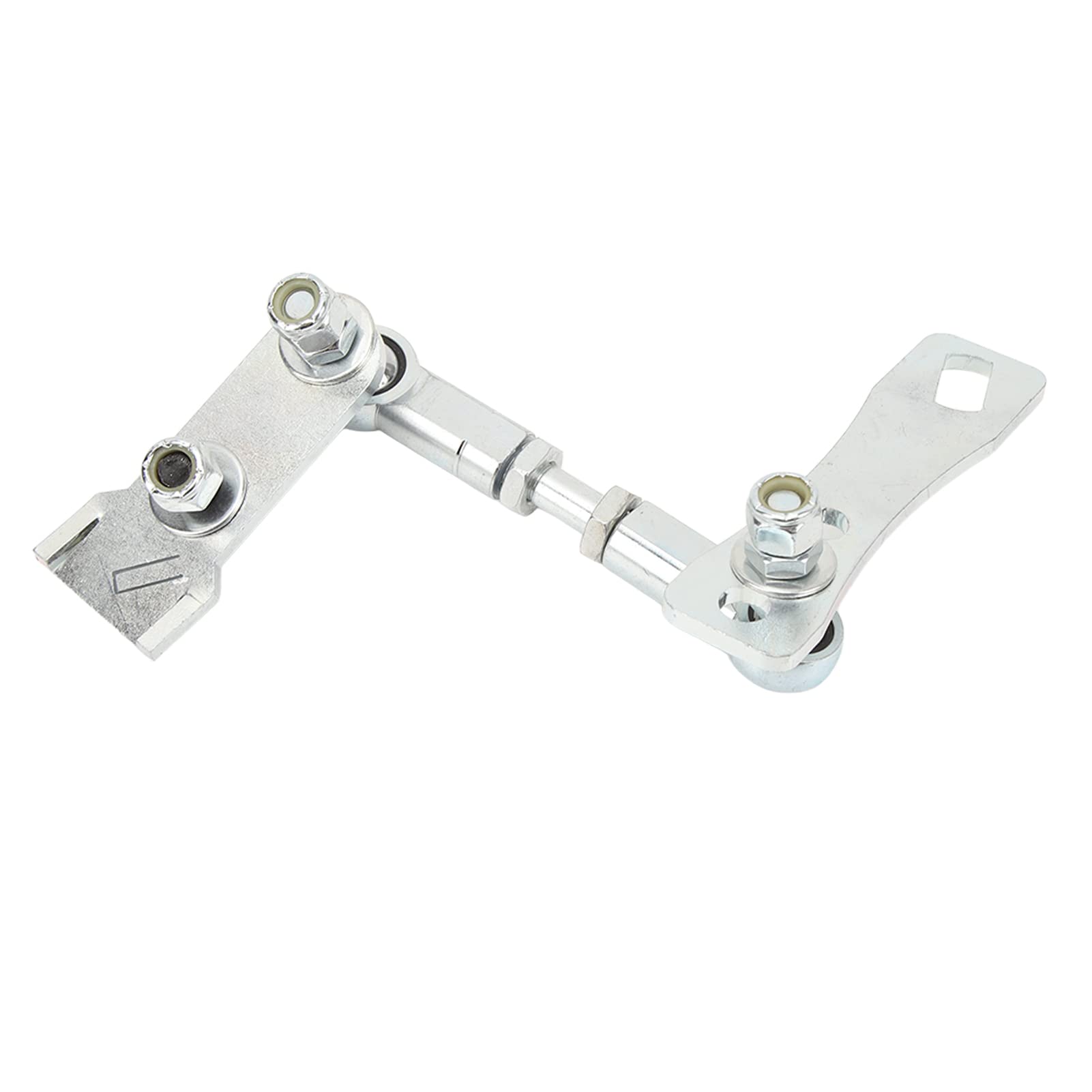 Aramox Car Transfer Case Linkage Kit, Transfer Case Linkage Kit Acero Inoxidable a Prueba de Herrumbre Reemplazo Plateado para Cherokee XJ Comanche MJ 1986‑2001