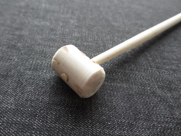 摺鉦（すりがね）15㎝ 当り鉦 撞木2本付 当り鉦本