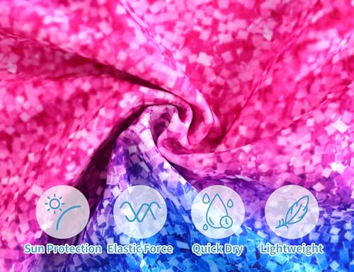 Image of TENVDA Girls Swimsuit Summer Beach Sport Halter Bathing Suits One Piece Swimwear for 2-12 Years Old Kids