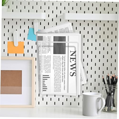 Support de mur pour pegboard et étagère de rangement ajustable de bureau Mobestech - 6