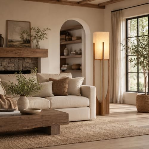 Image of Farmhouse Style Floor Lamp,57 Inch,for Living Room