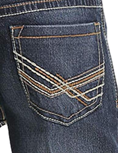 Cinch Apparel Boys Boys Relaxed Fit Dark Wash Jeans 14 Blue3