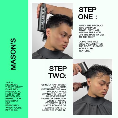 Spray de Sal Marina para Cabello Mason’s Pomade 8 oz miniatura 4