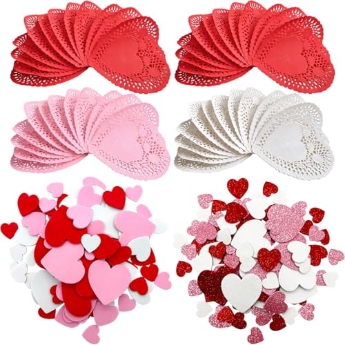 mufanyu 256 Pcs Valentines Day Crafts Gifts Set with 100 Heart...