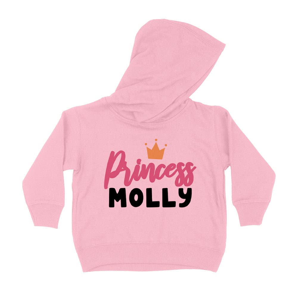 Princess Molly Kids Hoodie Sweatshirt Toddler 4T Light Pink