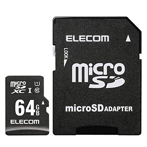 Amazon | エレコム microSD カード 64GB UHS-I ドライブレコーダー