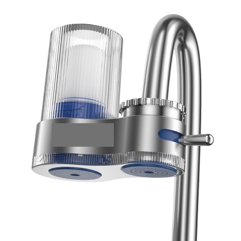 Filtro purificador de agua para grifo, doméstico, inhibidor escala frontal para beber directamente, elemento cocina extraíble(D)