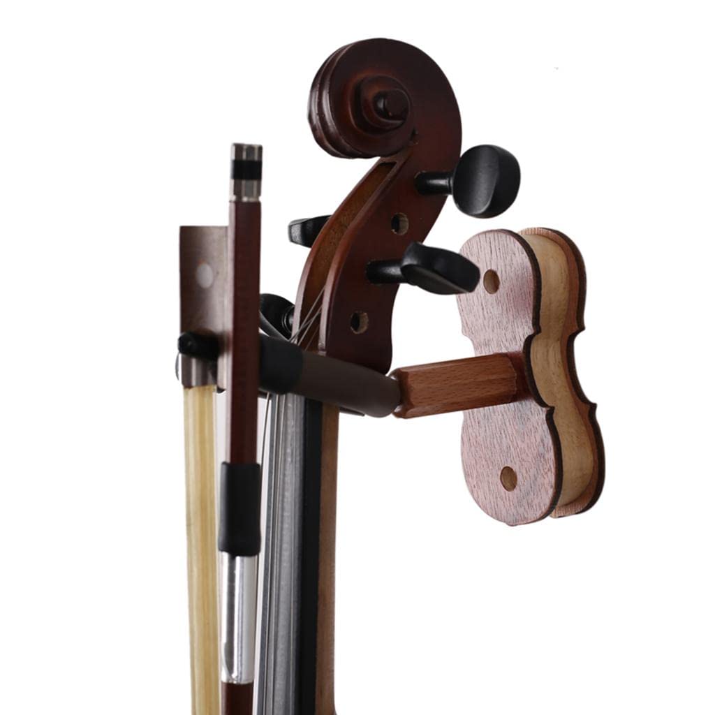 Club Bollywood®Wall Mount Hanger Bracket Holder Hook for Electric B Acoustic Violin - Image 4 thumbnail