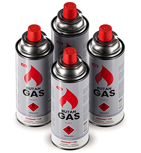Camping Gas Stove, Outdoor Camping Stove Set, Mini Cooker Including Case, Ideal Equipment for Picnics, 4 Gas Cartridges - Image 8