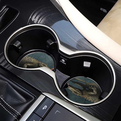Coaster para Portavasos de Auto con Motivos Animales 2.6" Paquete x2 miniatura 7