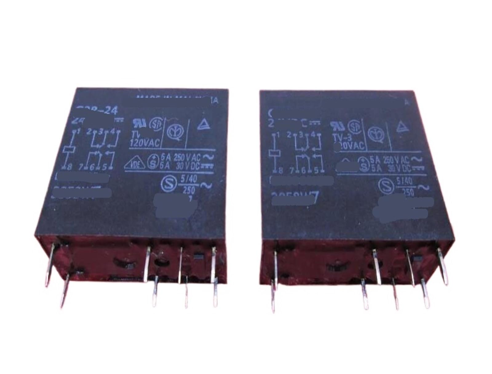 Relé G2R-24-24VDC interruptor electromecánico miniatura de 24 voltios para PCB 2