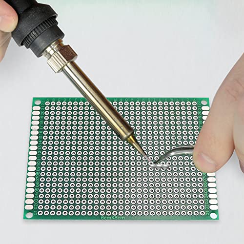 PCB prototipo DIY universal de 6x8 cm perforada y estañada compatible con microcontroladores 6