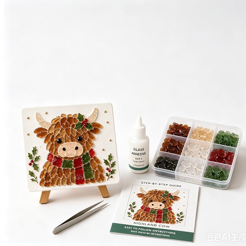 Mosaic Art Kit | DIY Mosaic Bead Craft Kits for Kids Adults