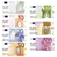 Spielgeld Kinder 175 Blätter, 5/10/20/50/100/200/500 Learning Resources Spielgeld Set, Geldscheine, für Rollenspiele, zum Rechnen und Lernen