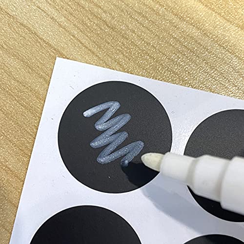 1" Inch Round Chalkboard Labels Reusable Round Chalkboard Stickers Pantry And Storage Stickers For Jars,Spice,Parties,Craft Rooms,Weddings And Organize Your Home & Kitchen 96 Pcs #TOP5