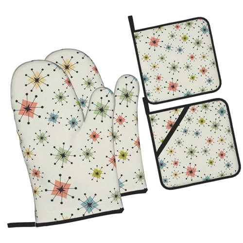 Ustensiles de cuisson au motif géométrique abstrait pour micro-ondes