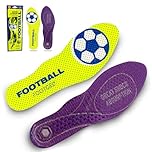 Footgel -Solette Scarpe Calcio | Solette Sportive in Gel Uomo/Donna Traspiranti e Confortevoli | Stabilizzanti, Aiutano a Prevenire Fastidi a Piedi, Ginocchia e Zona Lombare | Taglie 43-47