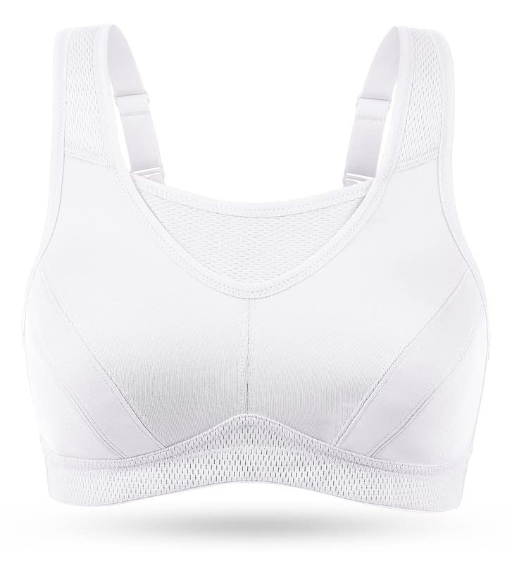 Image of Wingslove High Impact Sports Bras for Women Plus Size Non Padded Wirefree Workout Bra Bounce Control