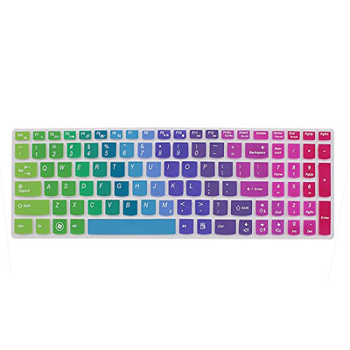 Protector de Teclado de Silicona Multicolor para Laptop miniatura 1