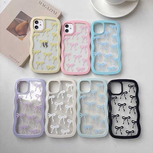 Coque iPhone 11 esthétique bleu pastel pour fille - 7