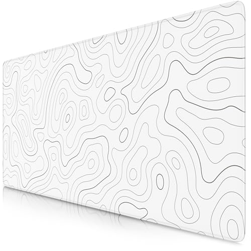 TITANWOLF Tapis de Souris Gaming XXL 900x400mm, Mouse Pad Mat, sous-Main Bureau Gamer Extra Large en Tissu, Base antidérapante, Haute précision et Vitesse,...