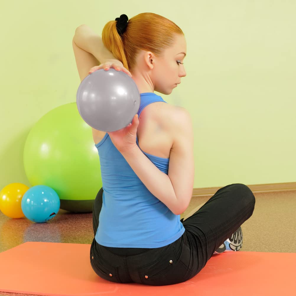 Lanjue Palla da Pilates, Palla da Yoga Palla da Fitness Antiscivolo Anti-Scatto Palla da Yoga Balance Palla Sportiva per Allenamento Addominali e Spalle da 25 cm, Equilibrio, Sport, Pilates