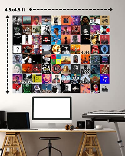 Unique America 150 Pcs | Posters Wall Collage Kit, Album Cover Posters, Posters For Room, Music Posters, Band Posters, Rapper Posters, Wall Posters, Rap Posters, Posters For Bedroom 6X6 Inch Total 80 #TOP3