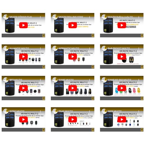 Télécommande HR Matic 2 duplicateur pour remplacer vos bips de garage perdus