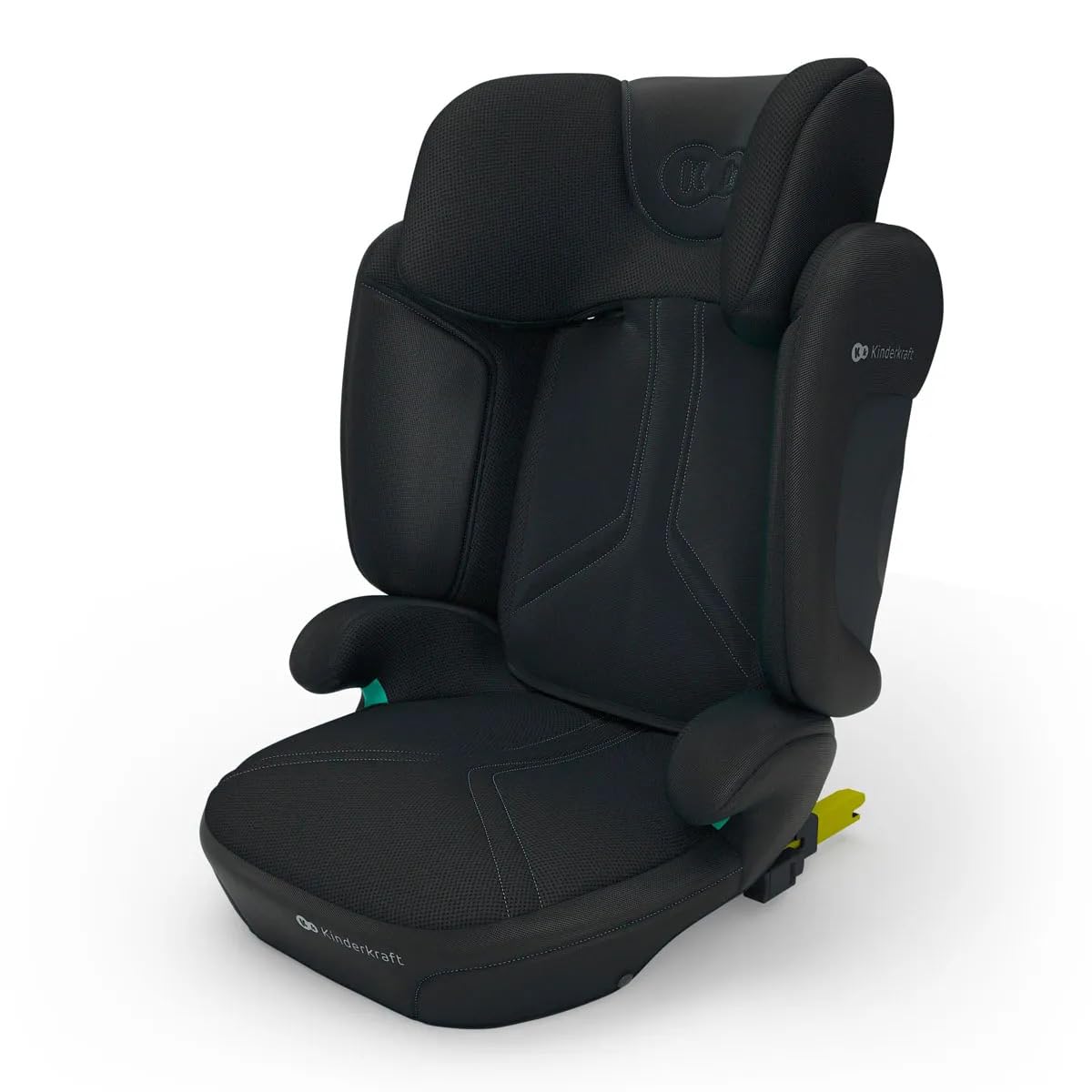 Kinderkraft XPAND 2 PRO i-Size fotelik dziecięcy 100-150 cm, z ISOFIX lub pasem samochodowym, regulacja wysokości i szerokości (DUO EXPAND), zagłówek H-GUARD+, ochrona przed uderzeniem bocznym SPS
