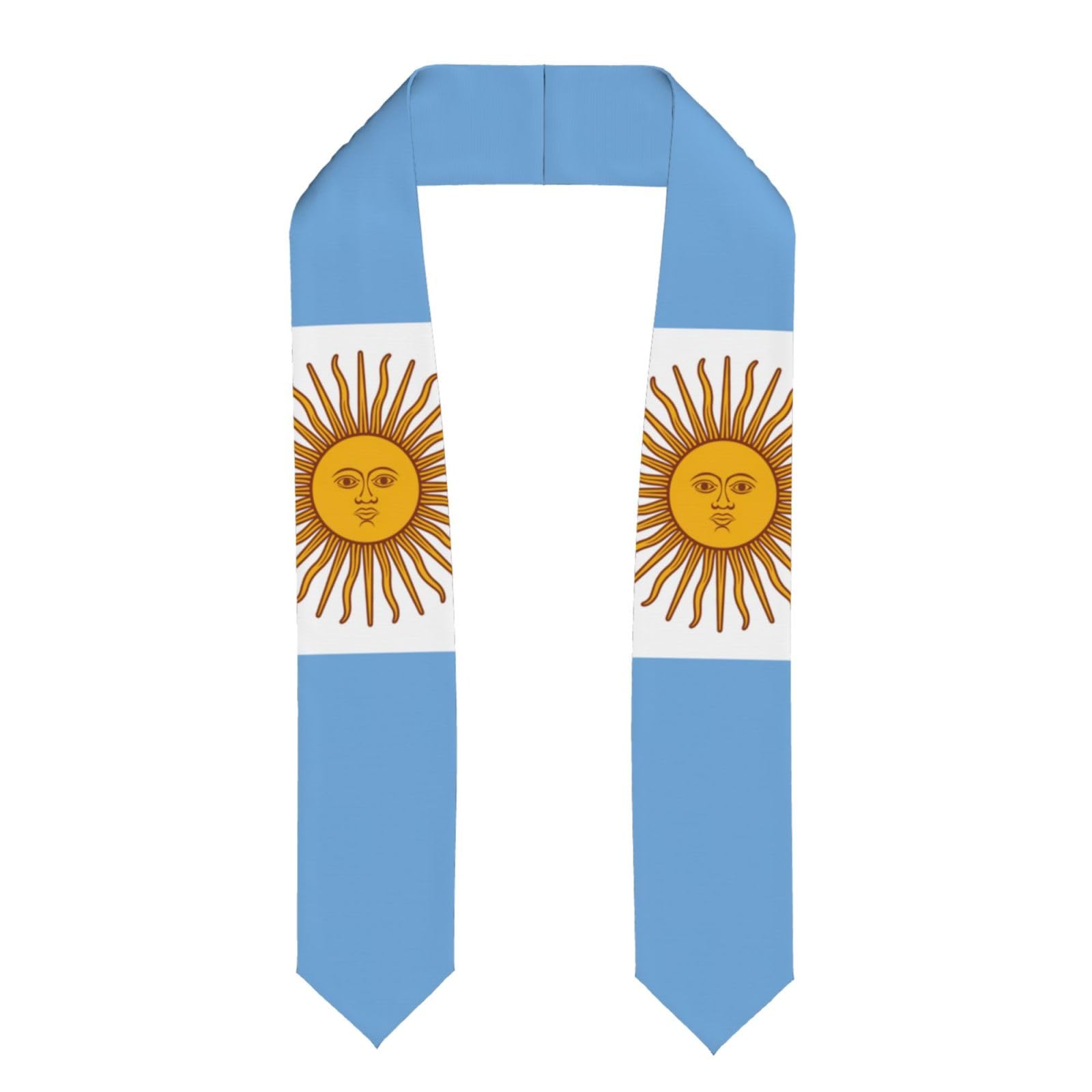 EdWal Argentine flag print Graduation Stole and Sash Class for Unisex Adult Honor Stole Honor Stole of 2025