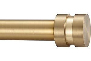 Extendable Curtain Rod 120-160 inches for Wide Windows or French Doors