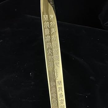 三鈷剣 台座付 不動明王 剣 降魔剣 金剛剣 希少 アンティーク 密教法具 三鈷剣 台座付 不動明王 剣 降魔剣 金剛剣