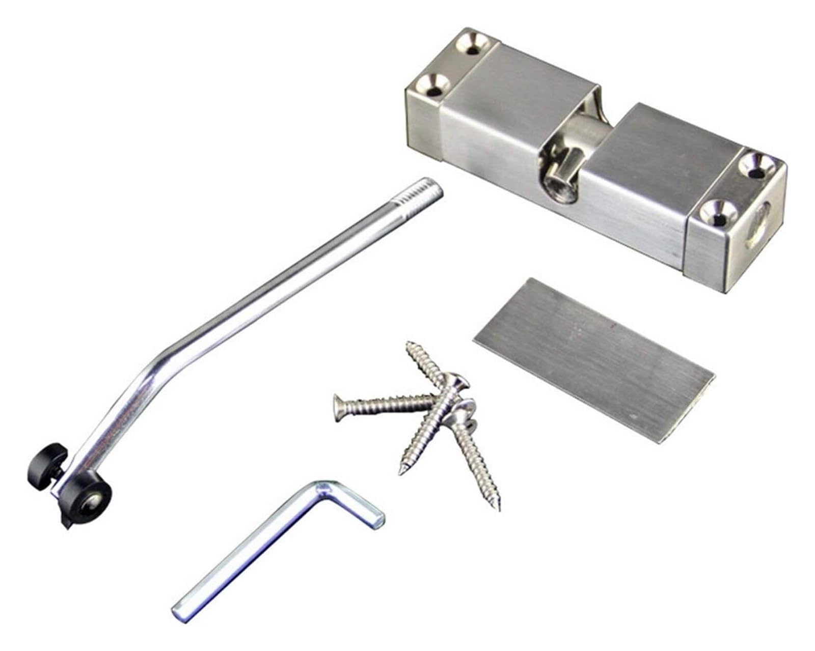 Aoicxb One Color Stainless Automatic Door Closer,Automatic Mounted Spring Door Closer Adjustable Surface Door Closer For Residential Door Closers