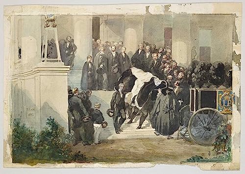 Impression d'art le cercueil du roi Louis pour créer un salon élégant et historique