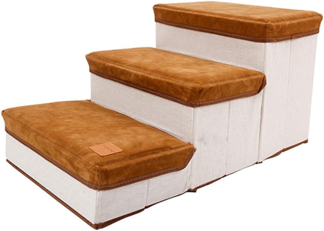 1pc Foldable Dog Climbing Ladder Cat Plaything Compact Non- Pet Steps for Indoor Use Cats for Exercise Fun