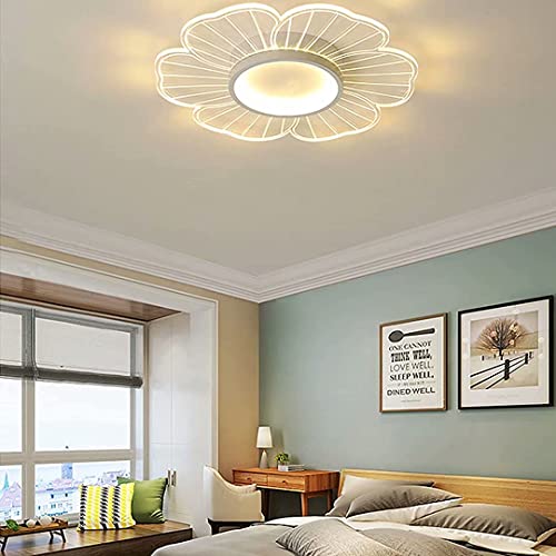 Plafonnier LED dimmable 42cm à télécommande pour salon moderne