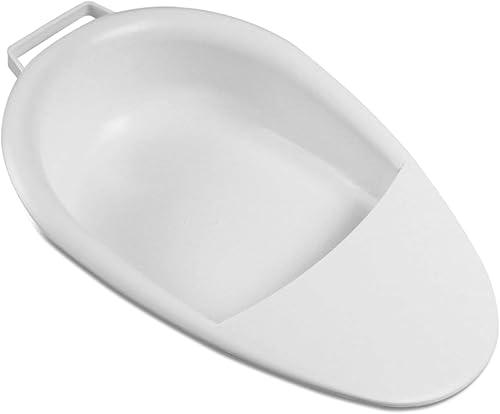 Miniatura 4 de PEPE Mobility - Sartenes de cama para mujeres mayores, fáciles de limpiar, cómodas, con asa, portátiles, color blanco