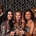 Gold Hanging Swirl Decorations 30 Pcs, Party Swirl Decorations -Twin Tails Ceiling Swirl Foil Decorations, Gold Party Decor for Wedding/Baby Shower/Birthday/Christmas/New Year Decoration