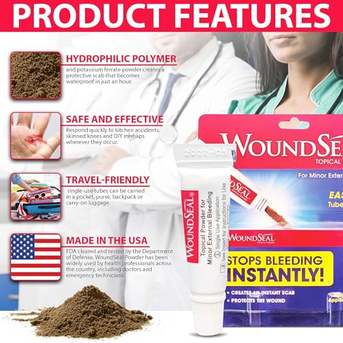 WoundSeal Pó 4 cada (pacote com 5)