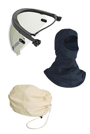 Enespro 12 cal Hover XTR Series Faceshield Kit with Universal Full Brim Adapter, Hard Hat Sold Separately